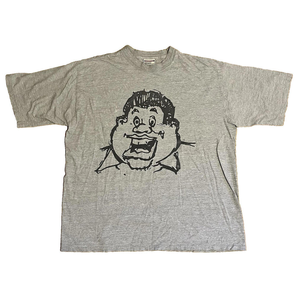 Vintage Platinum Fubu Fat Albert Men's 2XL T-Shirt Grey Made in Korea